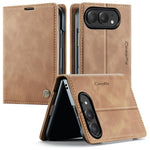 CaseMe 013 Custodia per telefono in pelle con flip orizzontale multifunzionale, For iPhone Duo, For iPhone 17, For iPhone Air, For iPhone 16 Pro Max