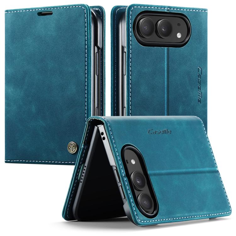 CaseMe 013 Custodia per telefono in pelle con flip orizzontale multifunzionale, For iPhone Duo, For iPhone 17, For iPhone Air, For iPhone 16 Pro Max