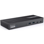 Stazione di aggancio per laptop con triplo display 4K WAVLINK UG69PD25 Pro 100W PD, US Plug, EU Plug, UK Plug, AU Plug