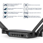 Ripetitore wireless dual band WAVLINK WN531A6 Router WiFi con porta Ethernet Gigabit AC2100, US Plug, UK Plug, EU Plug, AU Plug