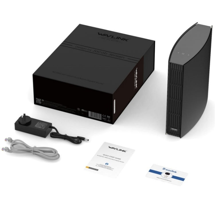 WAVLINK WN538A8 con schermo LCD AC3200 Router WiFi intelligente Gigabit Dual Band per la casa, US Plug, UK Plug, EU Plug, AU Plug