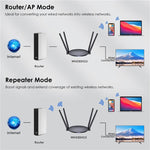 Router AP Dual Band AC1200 WAVLINK WN530HG3 con porta Ethernet WAN/LAN da 1000 Mbps, US Plug, UK Plug, EU Plug, AU Plug