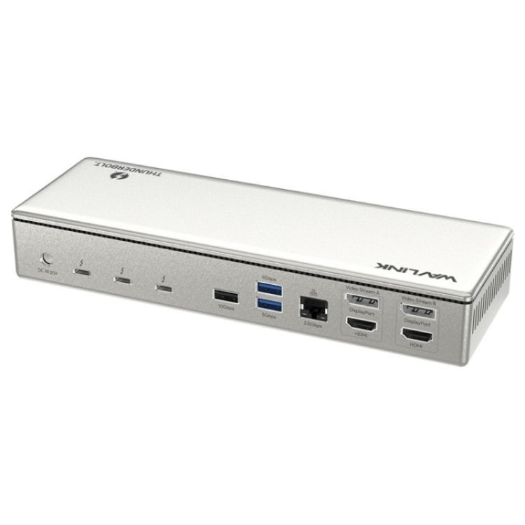 WAVLINK UTD41 PRO RJ45 / Audio / Lettore di schede SD Docking Station Thunderbolt 4 15 in 1, US Plug, UK Plug, EU Plug, AU Plug