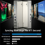 WAVLINK UTD41 PRO RJ45 / Audio / Lettore di schede SD Docking Station Thunderbolt 4 15 in 1, US Plug, UK Plug, EU Plug, AU Plug