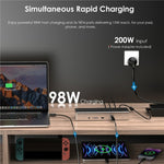 WAVLINK UTD41 PRO RJ45 / Audio / Lettore di schede SD Docking Station Thunderbolt 4 15 in 1, US Plug, UK Plug, EU Plug, AU Plug