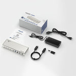 WAVLINK UTD41 PRO RJ45 / Audio / Lettore di schede SD Docking Station Thunderbolt 4 15 in 1, US Plug, UK Plug, EU Plug, AU Plug