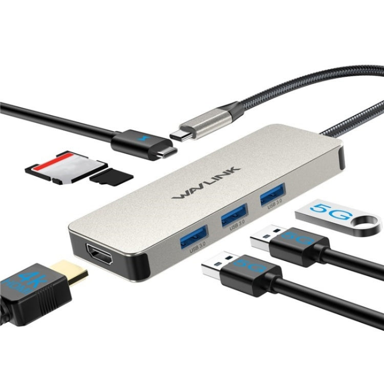 Wavlink Docking Station USB-C 7-in-1 PD 100W 4K HD