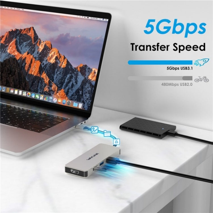 Wavlink Docking Station USB-C 7-in-1 PD 100W 4K HD