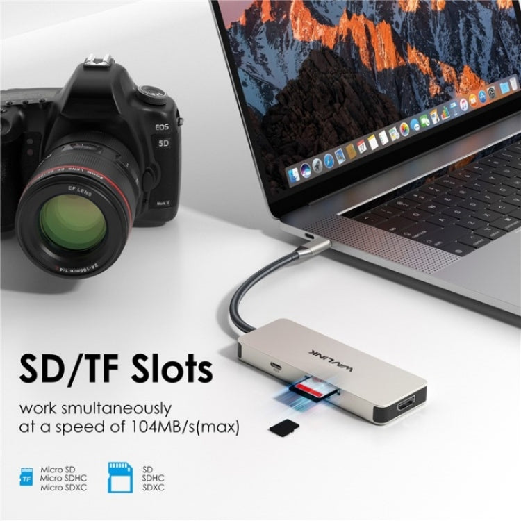 Wavlink Docking Station USB-C 7-in-1 PD 100W 4K HD