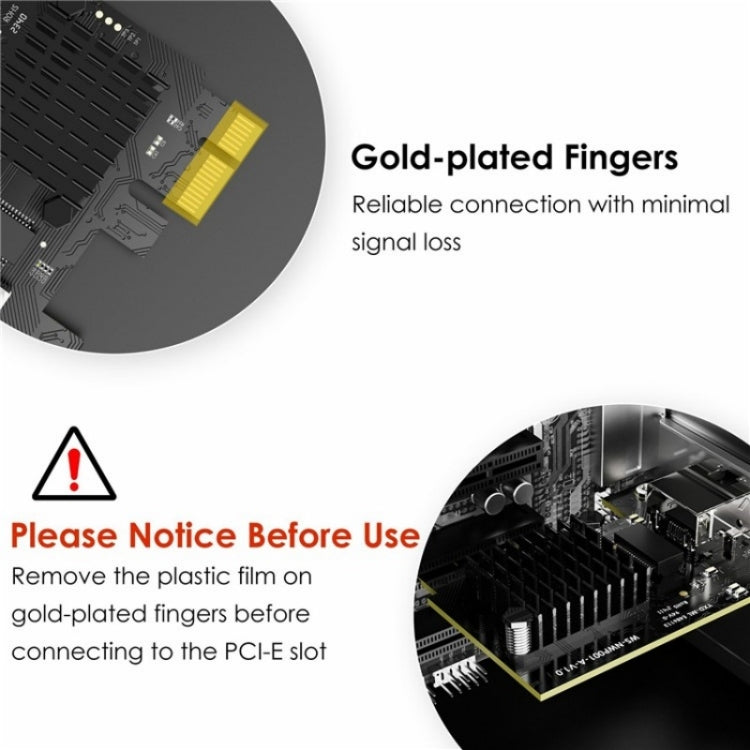 Scheda di rete PCIe con adattatore Ethernet chip RTL8111H da 1 Gbps WAVLINK NWP001, NWP001