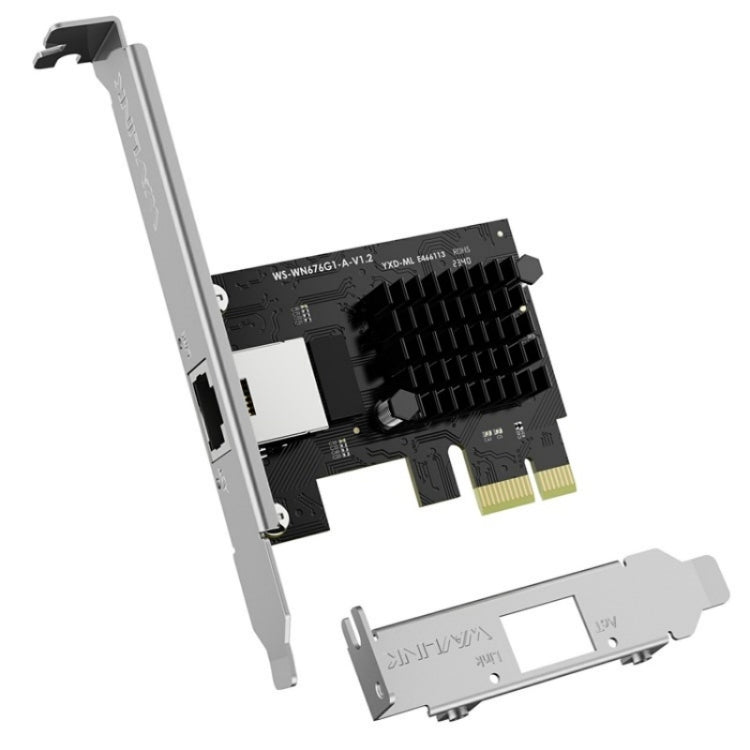 Scheda di rete PCIe con adattatore Ethernet RJ45 con chip RTL8125B da 2 Gbps WAVLINK NWP002, NWP002