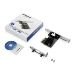 Scheda di rete PCIe con adattatore Ethernet RJ45 con chip RTL8125B da 2 Gbps WAVLINK NWP002, NWP002