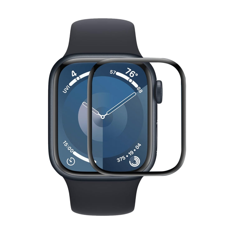 Pellicola per schermo HD PMMA con bordo PC morbido ENKAY 3D a copertura totale, For Apple Watch Series 12 Aluminum / Titanium 46mm, For Apple Watch Series 12 Ceramic 46mm, For Apple Watch Series 12 Aluminum / Titanium 42mm                              ...