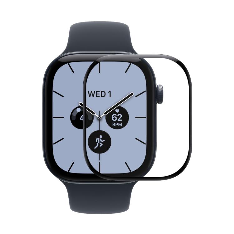 Pellicola per schermo HD PMMA con bordo PC morbido ENKAY 3D a copertura totale, For Apple Watch Series 12 Aluminum / Titanium 46mm, For Apple Watch Series 12 Ceramic 46mm, For Apple Watch Series 12 Aluminum / Titanium 42mm                              ...