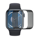 5 pezzi ENKAY 3D Full Coverage Soft PC Edge PMMA HD Screen Film, For Apple Watch Series 12 Aluminum / Titanium 46mm, For Apple Watch Series 12 Ceramic 46mm, For Apple Watch Series 12 Aluminum / Titanium 42mm, For Apple Watch Series 12 Ceramic 42mm     ...