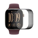 5 pezzi ENKAY 3D Full Coverage Soft PC Edge PMMA HD Screen Film, For Apple Watch Series 12 Aluminum / Titanium 46mm, For Apple Watch Series 12 Ceramic 46mm, For Apple Watch Series 12 Aluminum / Titanium 42mm, For Apple Watch Series 12 Ceramic 42mm     ...