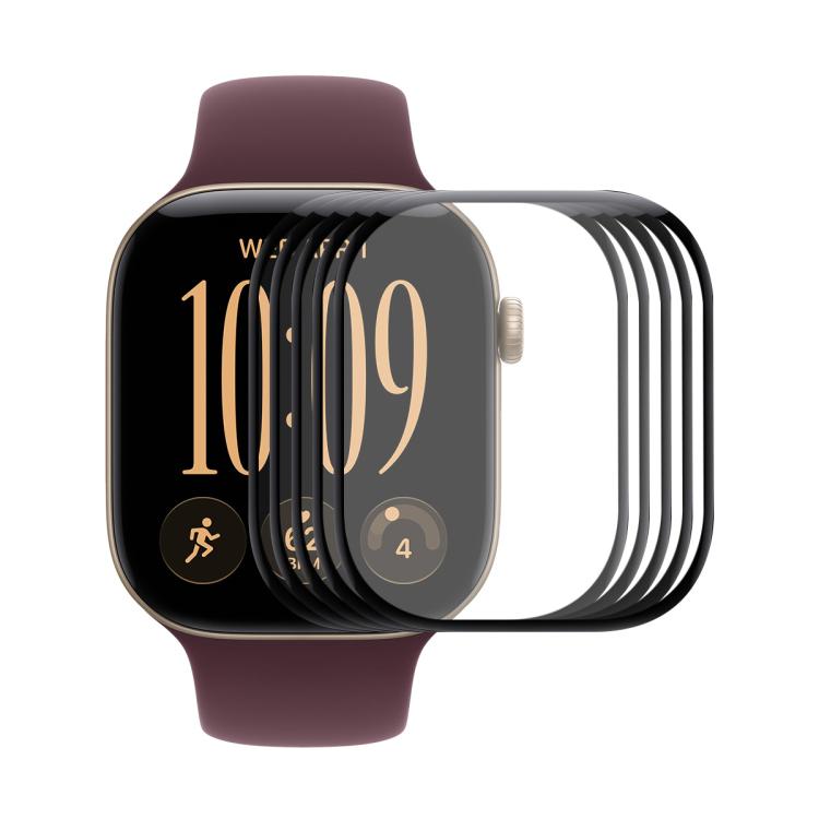 5 pezzi ENKAY 3D Full Coverage Soft PC Edge PMMA HD Screen Film, For Apple Watch Series 12 Aluminum / Titanium 46mm, For Apple Watch Series 12 Ceramic 46mm, For Apple Watch Series 12 Aluminum / Titanium 42mm, For Apple Watch Series 12 Ceramic 42mm     ...