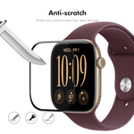 5 pezzi ENKAY 3D Full Coverage Soft PC Edge PMMA HD Screen Film, For Apple Watch Series 12 Aluminum / Titanium 46mm, For Apple Watch Series 12 Ceramic 46mm, For Apple Watch Series 12 Aluminum / Titanium 42mm, For Apple Watch Series 12 Ceramic 42mm     ...
