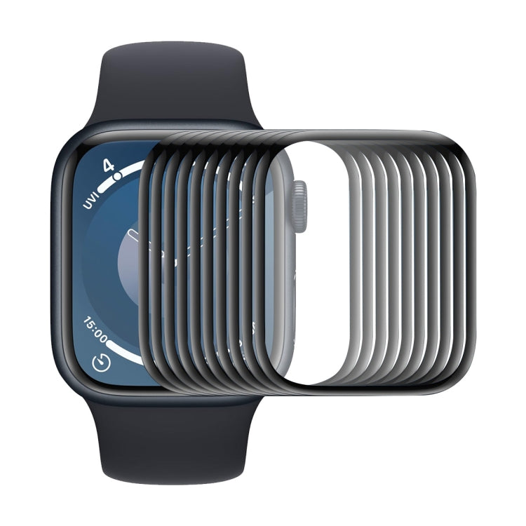 10 pezzi ENKAY 3D Full Coverage Soft PC Edge PMMA HD Screen Film, For Apple Watch 12 Aluminum / Titanium 46mm, For Apple Watch Series 12 Ceramic 46mm, For Apple Watch 12 Aluminum / Titanium 42mm, For Apple Watch Series 12 Ceramic 42mm                  ...