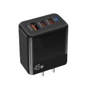 Caricabatterie USB completamente compatibile con protocollo PD3.0 / PPS Type-C + QC3.0 da 45 W, spina USA, PD3.0 / PPS Type-C + QC3.0 USB(US Plug)