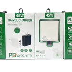 Caricabatterie USB 45W PD3.0 PPS QC3.0 con spina USA