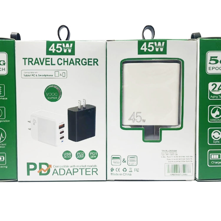 Caricabatterie USB 45W PD3.0 PPS QC3.0 con spina USA