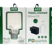 Caricabatterie USB completamente compatibile con protocollo PD3.0 / PPS Type-C + QC3.0 da 45 W, spina UE, PD3.0 / PPS Type-C + QC3.0 USB(EU Plug)