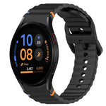 Cinturino per orologio in silicone a sgancio rapido con cucitura a grana ondulata, For Samsung Galaxy Watch FE 40mm, For Samsung Galaxy Watch 7 44mm