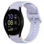 Cinturino per orologio in silicone a sgancio rapido con cucitura a grana ondulata, For Samsung Galaxy Watch FE 40mm, For Samsung Galaxy Watch 7 44mm