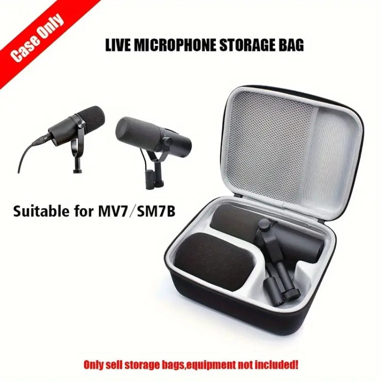 Borsa rigida per microfoni Shure SM7B MV7 MV7X