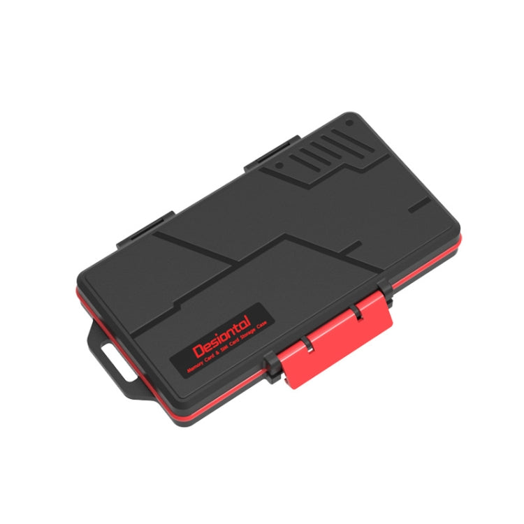 Scatola di immagazzinaggio impermeabile e antipolvere multi-in-one per schede di memoria SD / TF / XQD / CF / SIM / TF