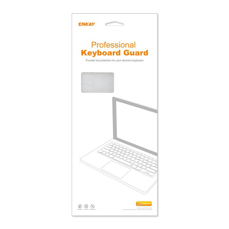 ENKAY Pellicola protettiva per tastiera in TPU morbido versione USA, For MacBook Neo 13 inch 2026 (A18 Pro) A3404 256G, For MacBook Pro 14.2 / 16.2 / Air 13.6 / 15.3