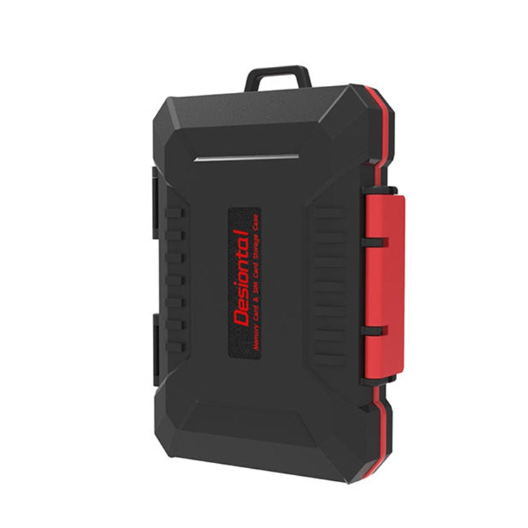 Organizzatore per schede di memoria SD / TF / XQD / CF / SIM / TF Desiontal, scatola impermeabile portatile per esterni, LP-E8