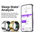 Anello intelligente R5 SIZE 8, supporta il monitoraggio della salute / modalità sportive multiple
