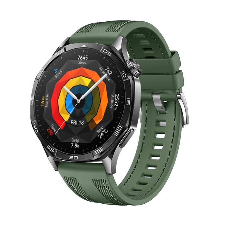 Cinturino per orologio in silicone e nylon ibrido, For Huawei Watch GT 5 Pro 46mm, For Huawei Watch GT 5 46mm
