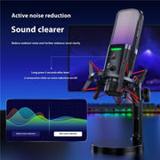 Microfono gaming wireless e cablato Yanmai X3W con riduzione rumo