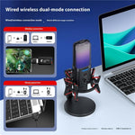 Microfono gaming wireless e cablato Yanmai X3W