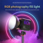 Lampada da palco RGB C60R 60W luce di riempimento COB