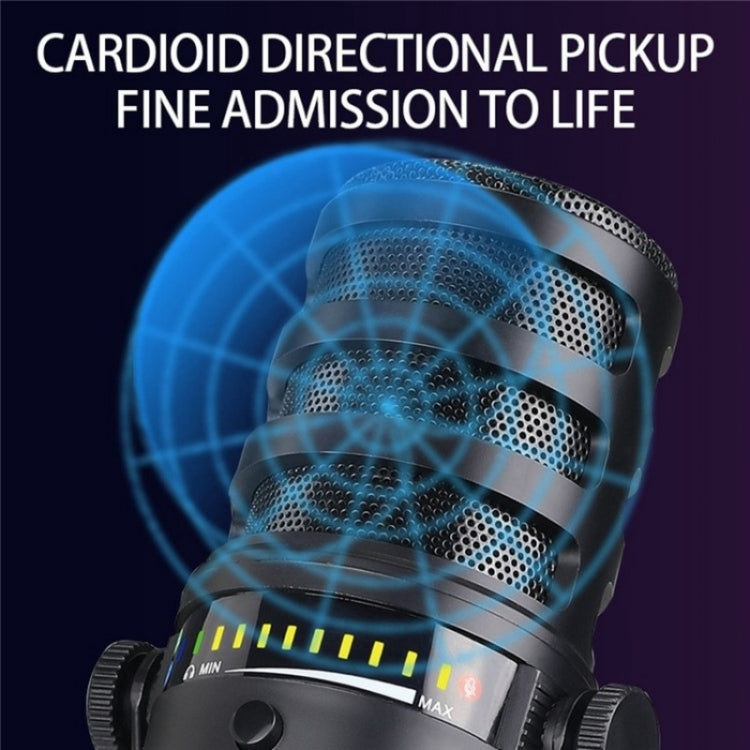 Microfono dinamico cardioide MV7 con supporto da tavolo