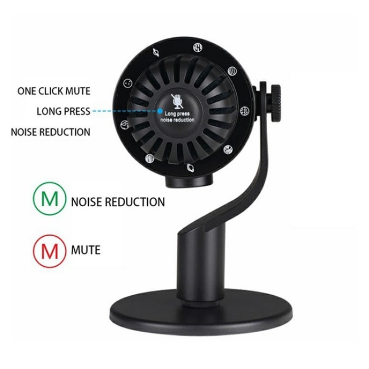 Microfono a condensatore USB per giochi con riduzione rumore