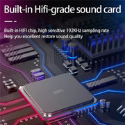 Microfono USB desktop ME6P con luce RGB
