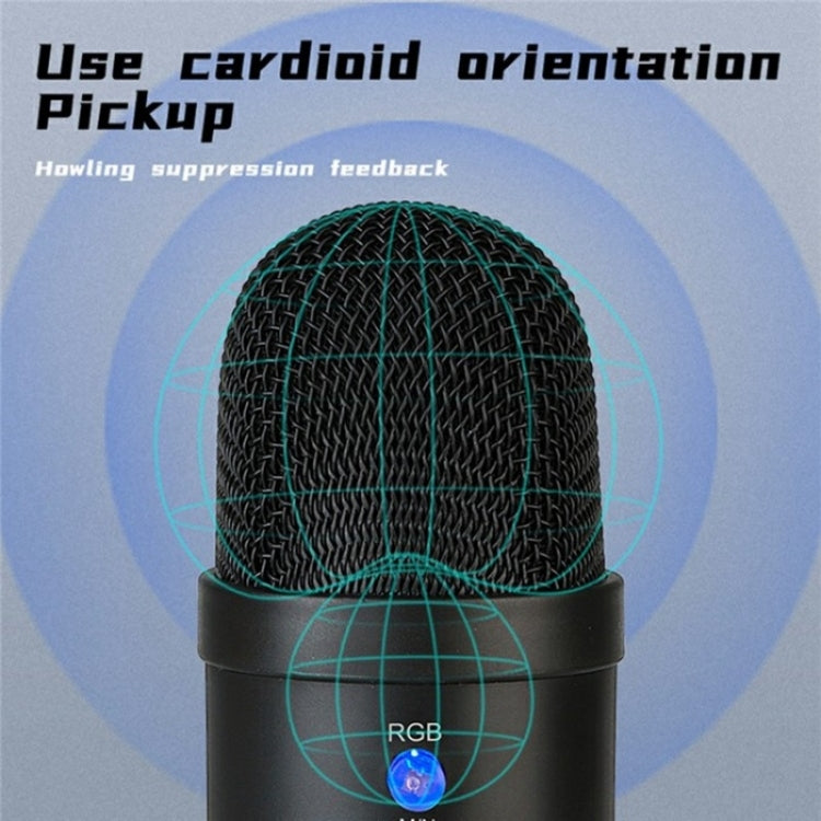 Microfono a condensatore cardioide da tavolo MU2000 RGB