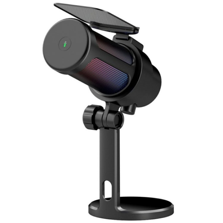 Microfono a condensatore da tavolo professionale M8 con luce RGB, M8