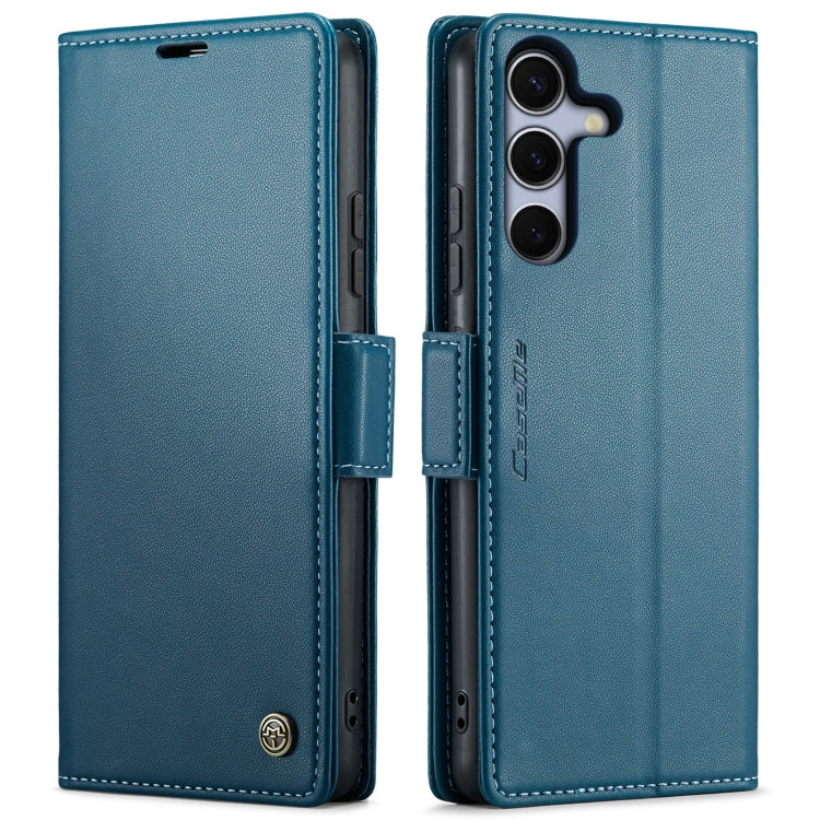 CaseMe 023 Custodia per telefono in pelle antifurto con fibbia a farfalla e texture Litchi RFID, For Galaxy A36 5G, For Galaxy S25 5G, For Galaxy S25+ 5G, For Galaxy S25 Ultra 5G