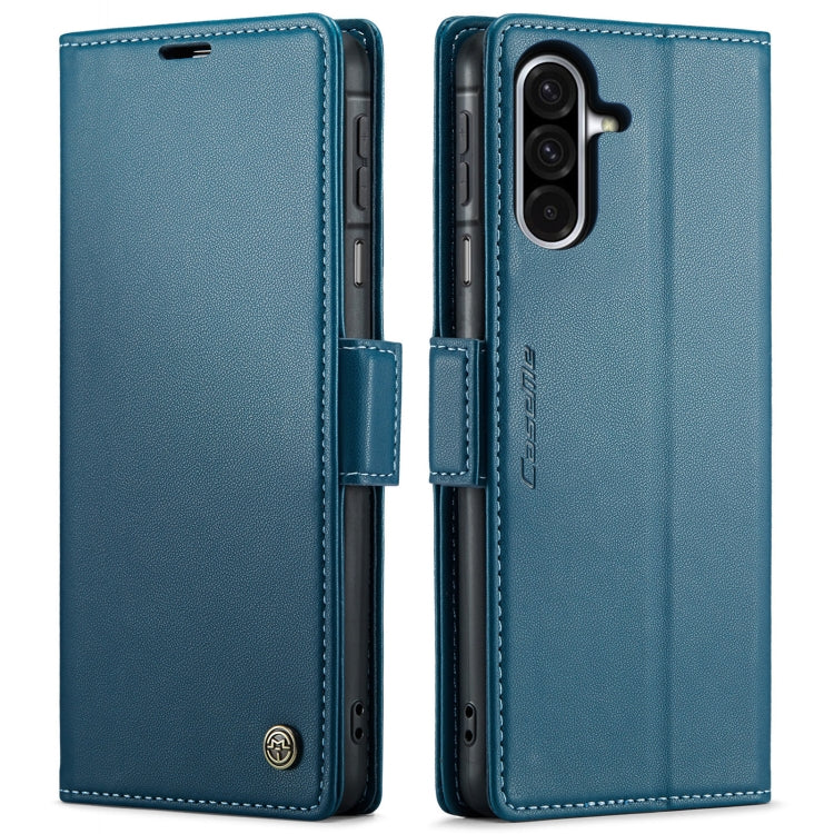 CaseMe 023 Custodia per telefono in pelle antifurto con fibbia a farfalla e texture Litchi RFID, For Galaxy Z Fold7, For Galaxy S25 Edge 5G, For Galaxy A56 5G, For Galaxy A26 5G