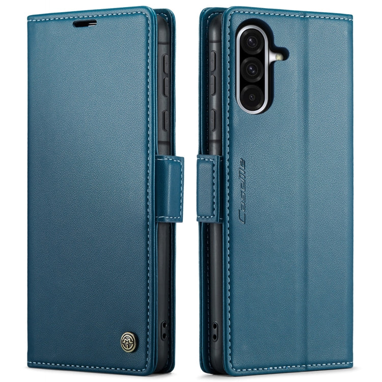 CaseMe 023 Custodia per telefono in pelle antifurto con fibbia a farfalla e texture Litchi RFID, For Galaxy Z Fold7, For Galaxy S25 Edge 5G, For Galaxy A56 5G, For Galaxy A26 5G