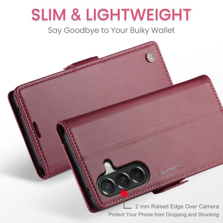 Custodia portafoglio in pelle per Samsung Galaxy A57 5G