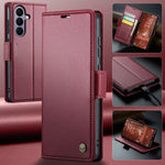 Custodia portafoglio in pelle per Samsung Galaxy S26