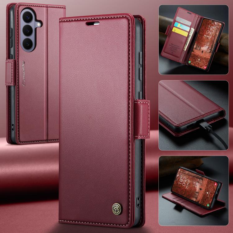 Custodia portafoglio in pelle per Samsung Galaxy S26
