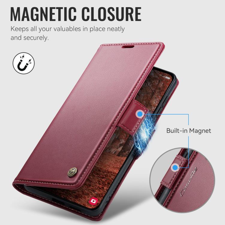 Custodia portafoglio in pelle per Samsung Galaxy S26